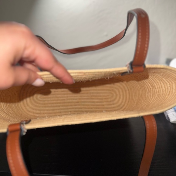 LOEWE Raffia Small Square Basket Tote Bag - Picture 5 of 8
